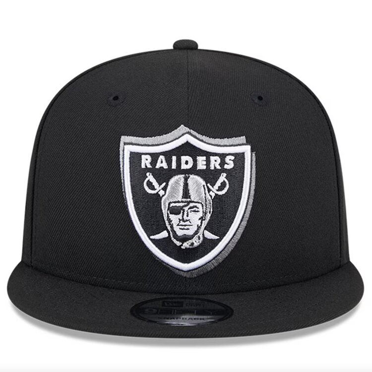 New Era Raiders 2024 NFL Draft Black Team Snapback