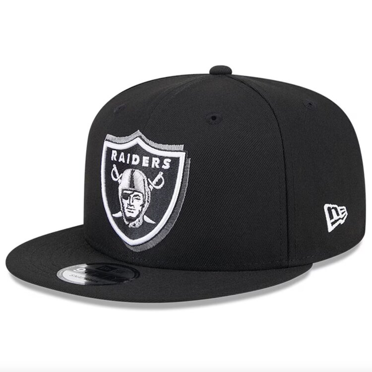 New Era Raiders 2024 NFL Draft Black Team Snapback