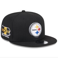 New Era Steelers 2024 NFL Draft Black Team Snapback