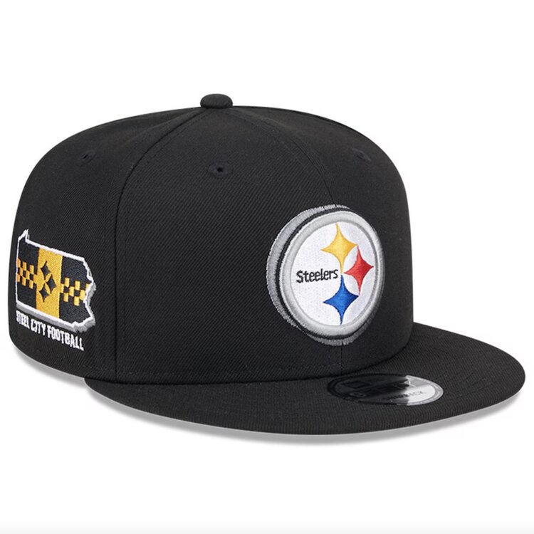 New Era Steelers 2024 NFL Draft Black Team Snapback