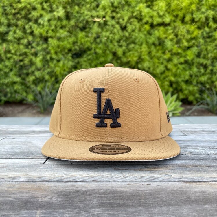 New Era LA Dark Khaki Black 950 Snapback