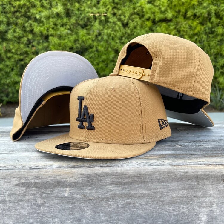 New Era LA Dark Khaki Black 950 Snapback