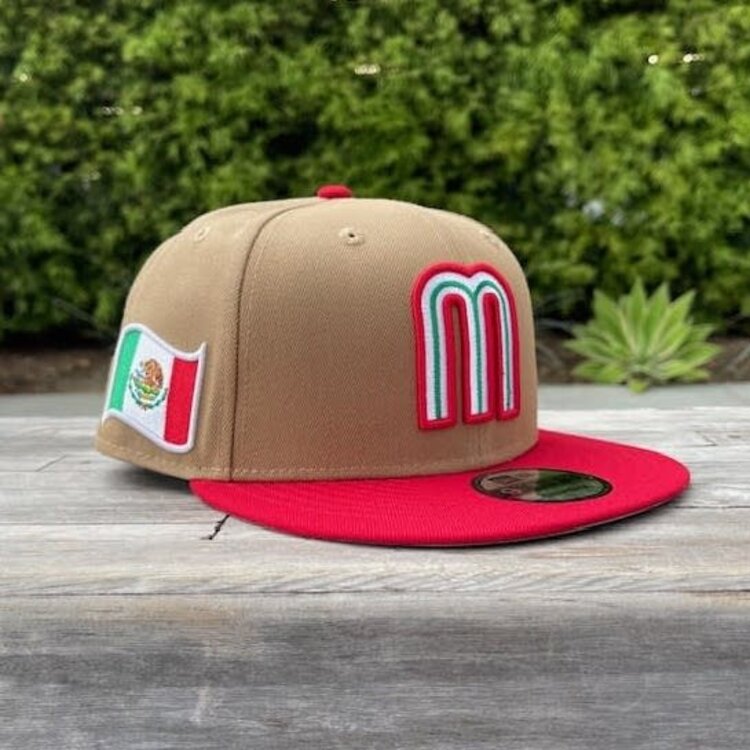 New Era Mexico "M" Brown/Red w/Flag 950