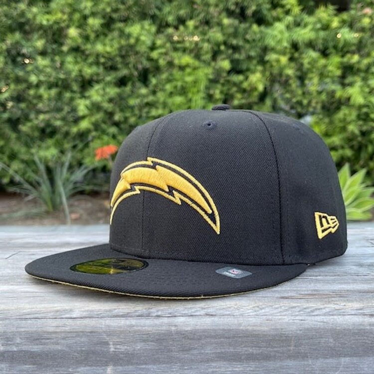 New Era LA Chargers Black Metallic Gold