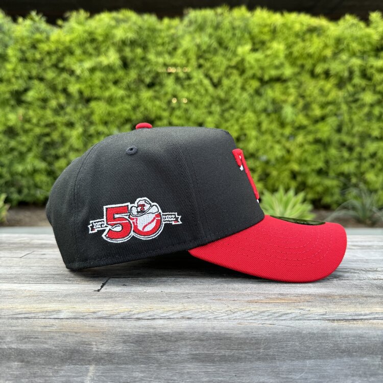 New Era Texas Rangers Black/Red RW 50th Anniv 940 A-Frame