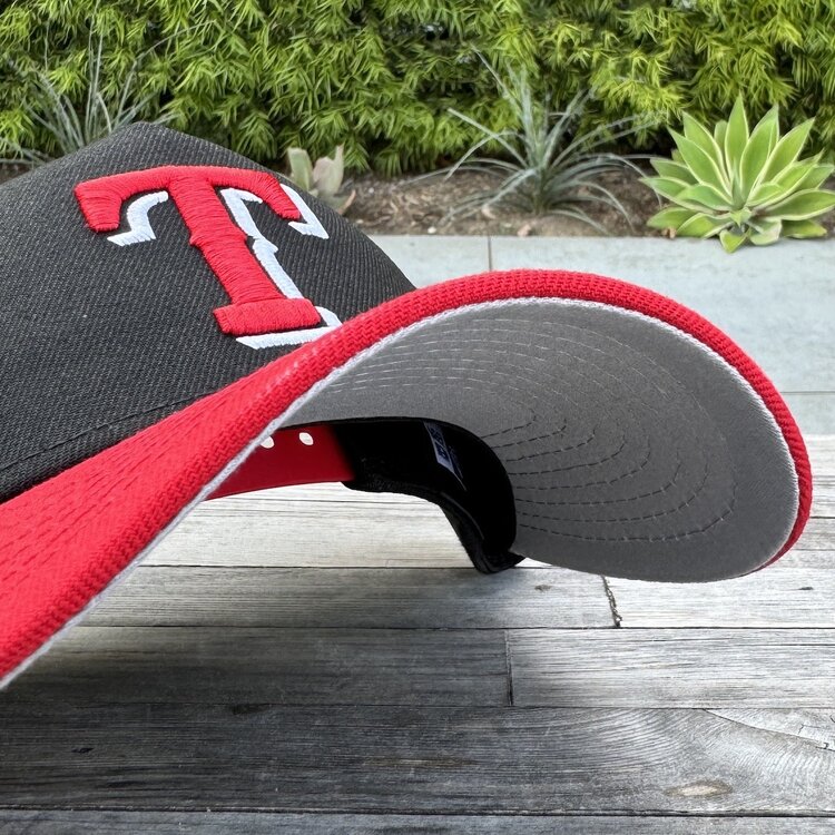 New Era Texas Rangers Black/Red RW 50th Anniv 940 A-Frame