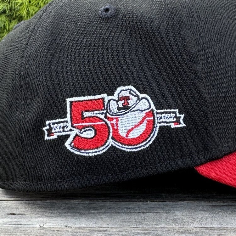 New Era Texas Rangers Black/Red RW 50th Anniv 940 A-Frame
