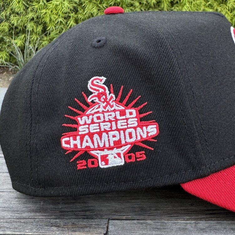 New Era White Sox Black/Red RW 2005 WS Champs 940 A-Frame