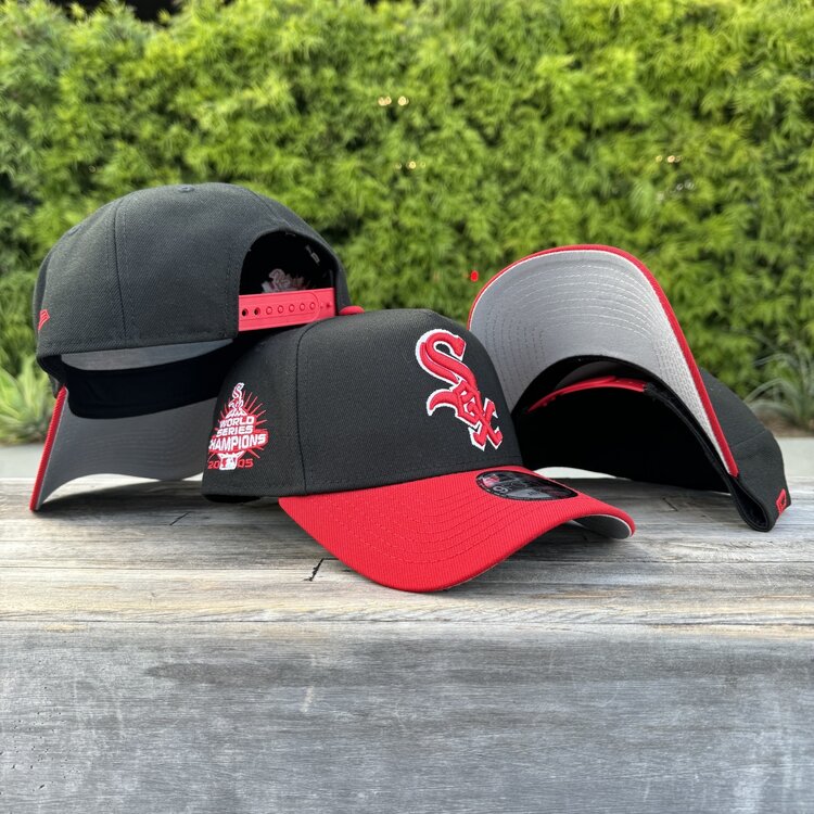 New Era White Sox Black/Red RW 2005 WS Champs 940 A-Frame