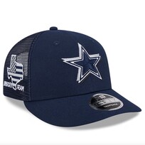 New Era Cowboys 2024 NFL Draft Low Pro Trucker Snapback Navy