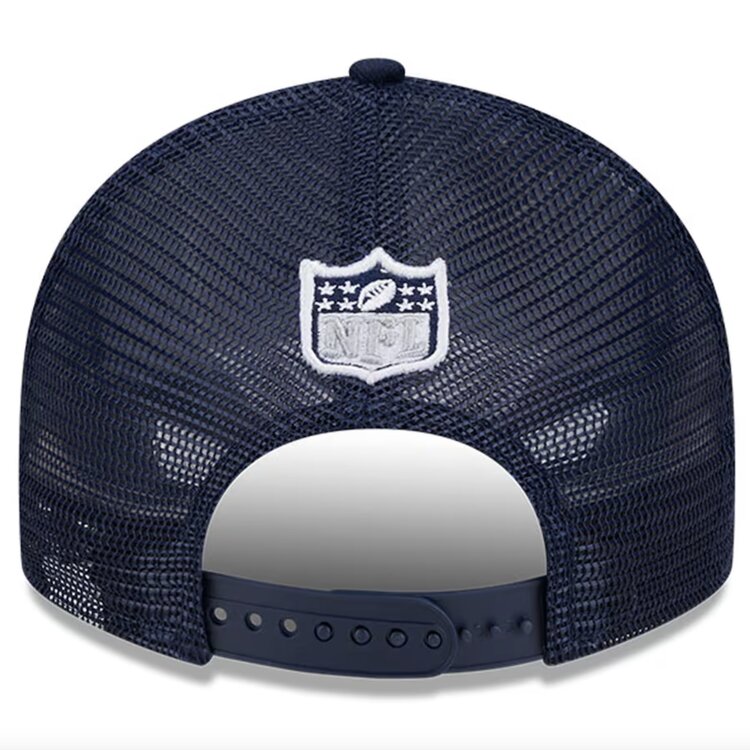 New Era Cowboys 2024 NFL Draft Low Pro Trucker Snapback Navy