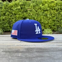 New Era LA Dodgers Royal USA Side Patch