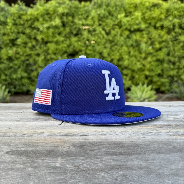 New Era LA Dodgers Royal USA Side Patch