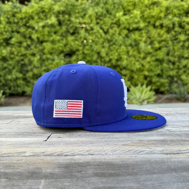 New Era LA Dodgers Royal USA Side Patch