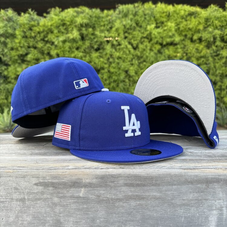 New Era LA Dodgers Royal USA Side Patch