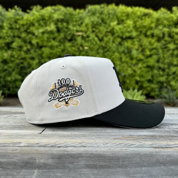 New Era LA Dodgers Stone/Black 100th Anniversary 940 A-Frame