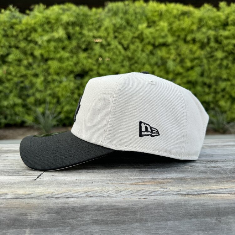 New Era LA Dodgers Stone/Black 100th Anniversary 940 A-Frame