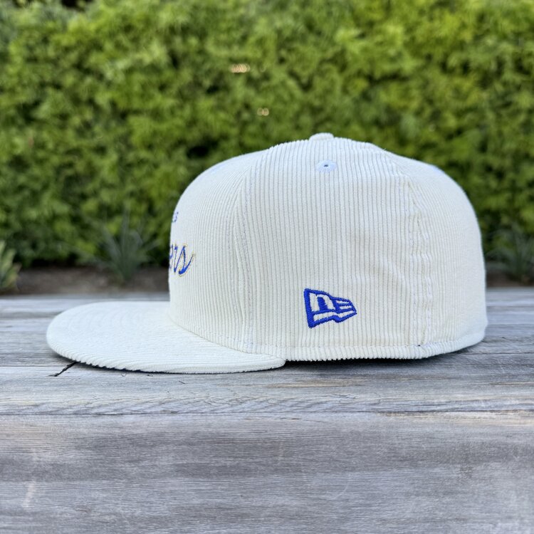 New Era LA Cursive Ivory Cord MLB SP