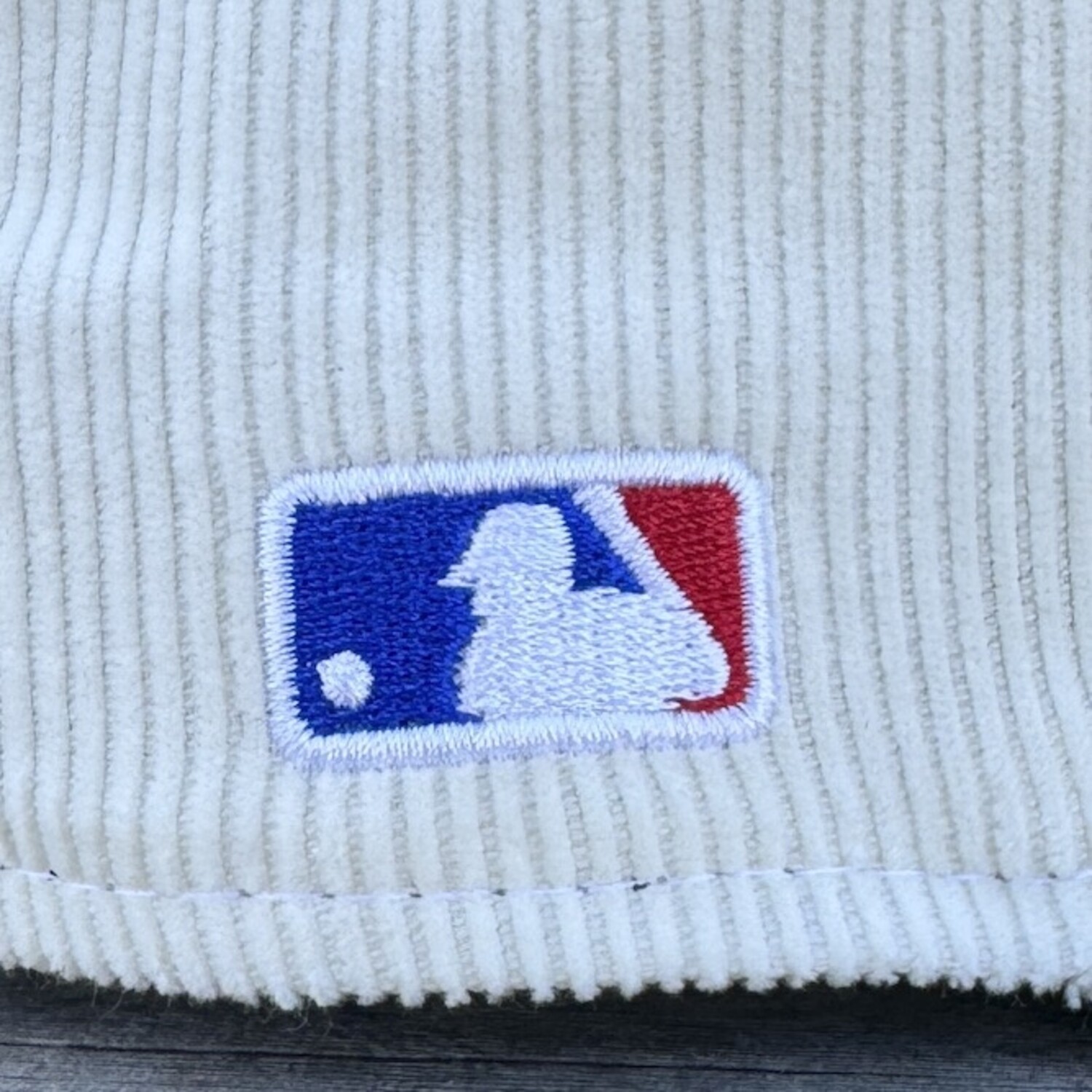 LA Cursive Ivory Cord MLB SP - The Locker Room of Downey