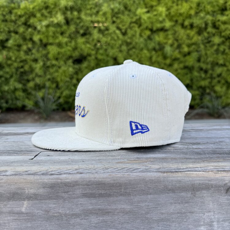 New Era LA Cursive Ivory Cord MLB SP 950