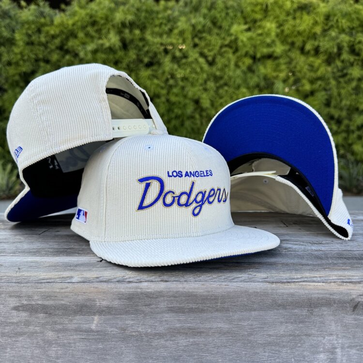 New Era LA Cursive Ivory Cord MLB SP 950