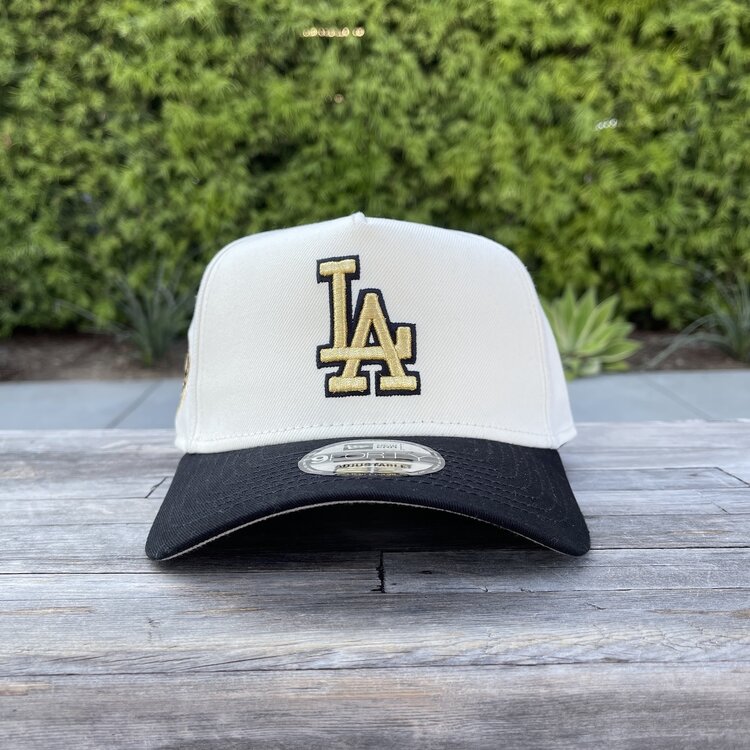 New Era LA Dodgers Ivory/Black 50th Anniversary 940 A-Frame