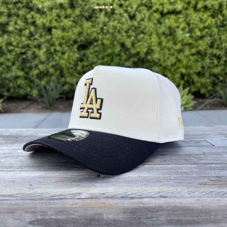 New Era LA Dodgers Ivory/Black 50th Anniversary 940 A-Frame