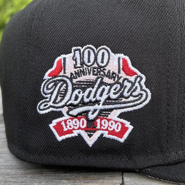 New Era LA Black Black-Pink Outline 100th PUV 950