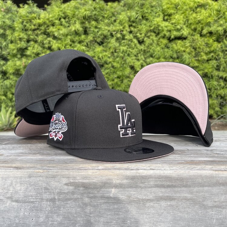 New Era LA Black Black-Pink Outline 100th PUV 950