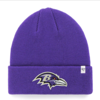47 Brand Baltimore Ravens '47 Raised Cuffed Knit Purple