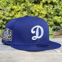 New Era Dodgers D 20 WS Side Patch Royal Snapback
