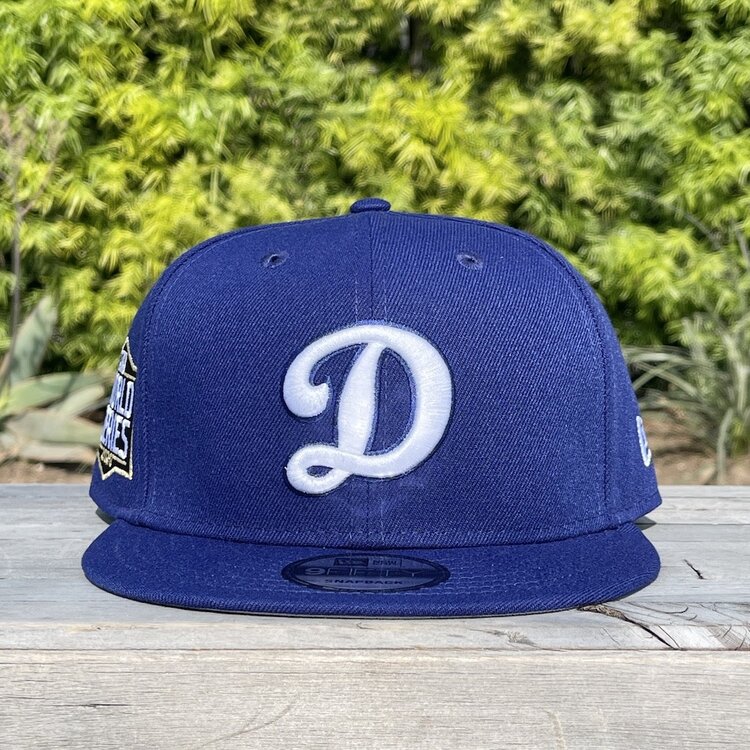 New Era Dodgers D 20 WS Side Patch Royal Snapback