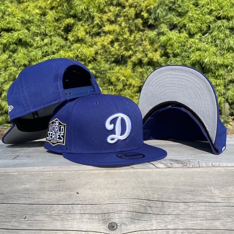 New Era Dodgers D 20 WS Side Patch Royal Snapback