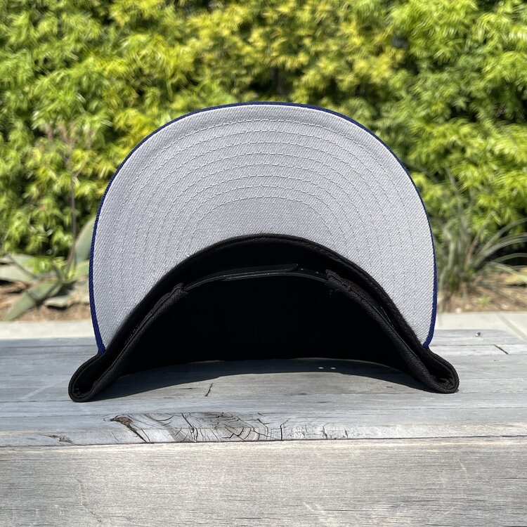 New Era LA Upside Down Black/Royal 950 Snapback