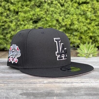 New Era LA Black Black-Pink Outline 100th PUV 950