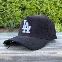 New Era LA Dodgers Black Corduroy 940 A-Frame