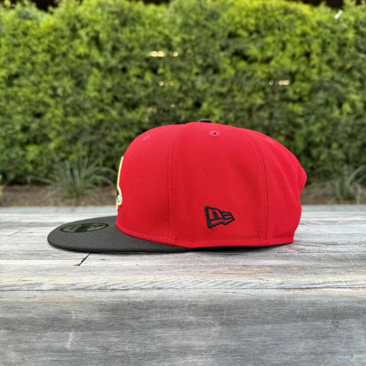 New Era Boston Red/Black Socks Logo 90th Fenway 950 Snapback