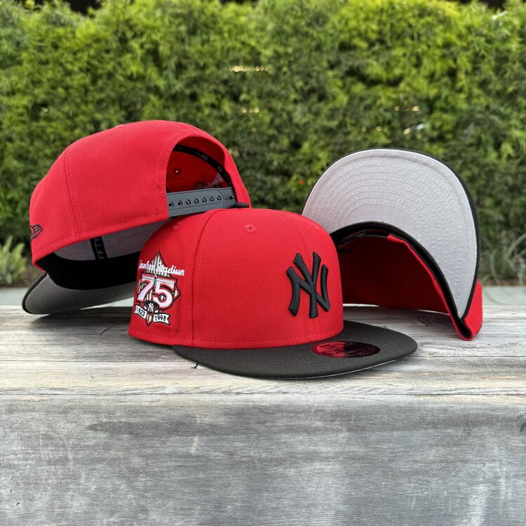 New Era NY Red/Black 75th Stadium Anniv 950 Snapback