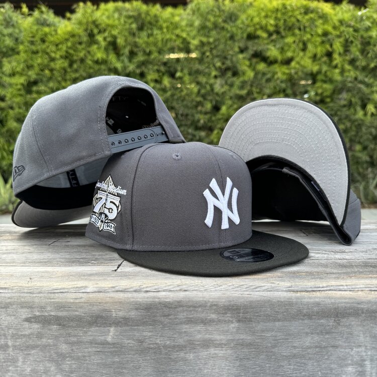 New Era NY Graphite/Black 75th Stadium Anniv 950 Snapback