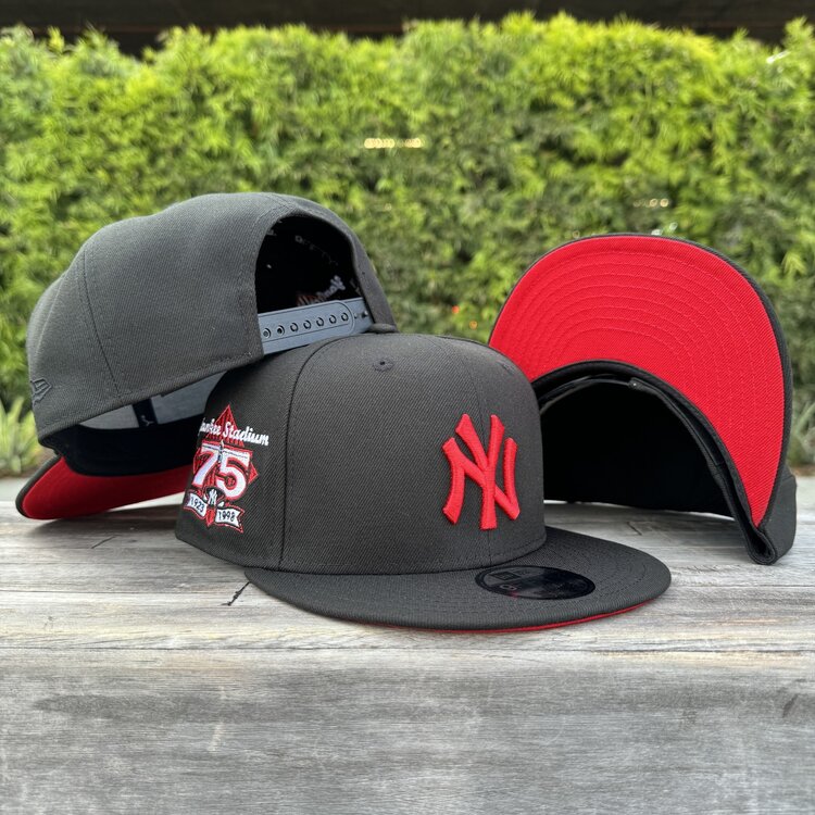 New Era NY Black Red 75th Stadium Anniv 950 Snapback