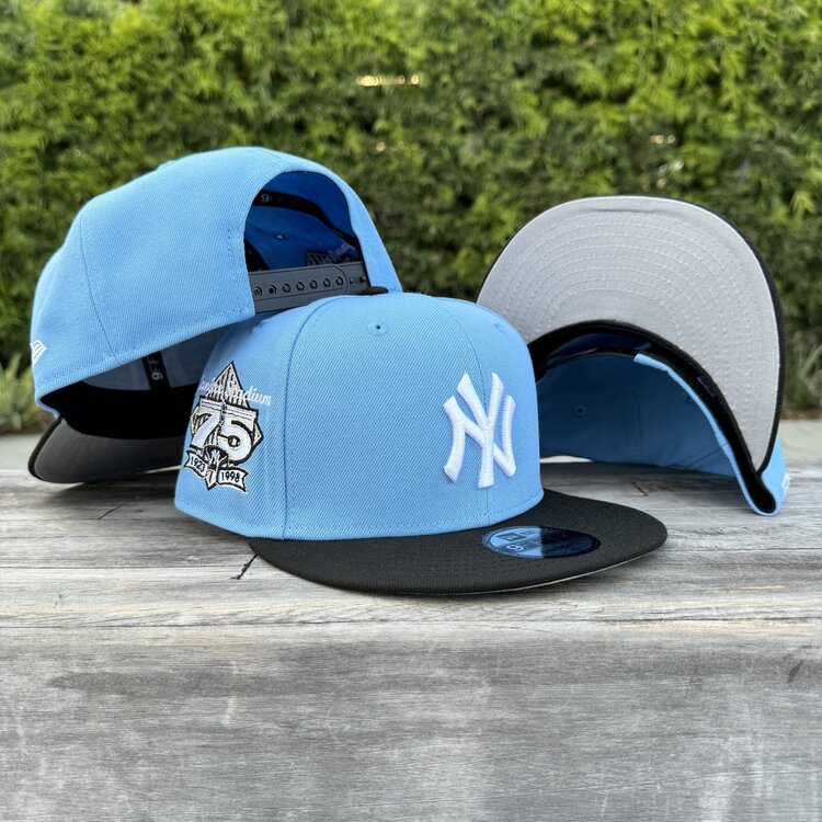 New Era NY Light Blue/Black 75th Stadium Anniv 950 Snapback