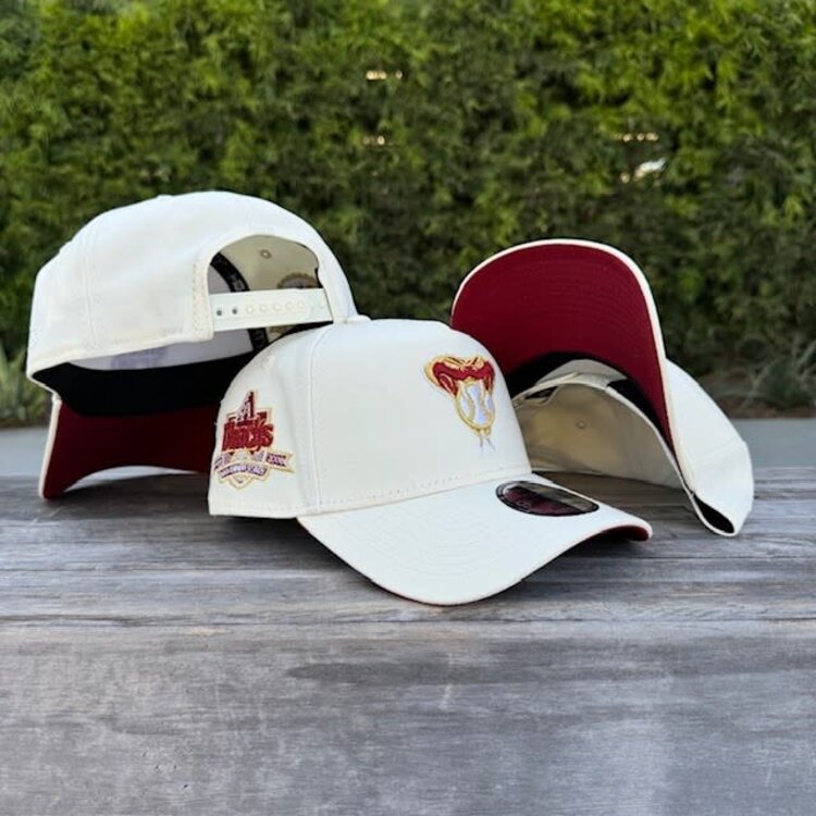 New Era Arizona Diamondbacks Ivory 10th Anniv Red UV 940 A-Frame