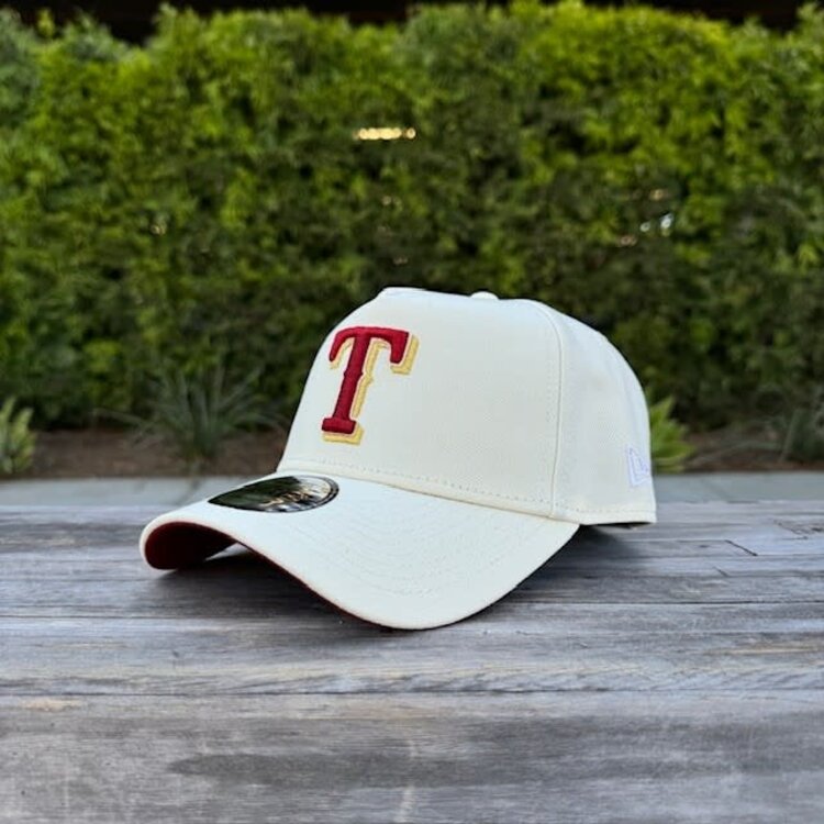 New Era Texas Rangers Ivory 50th Anniv Red UV 940 A-Frame
