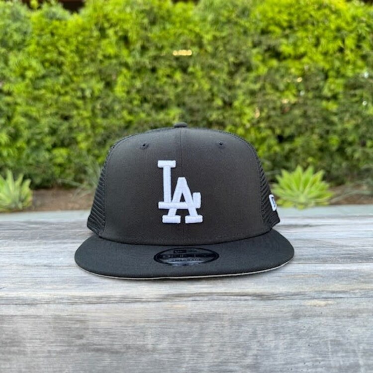New Era LA Dodgers BW Black Mesh 950 Snapback