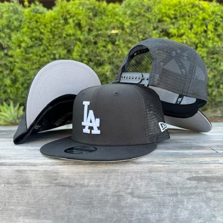 New Era LA Dodgers BW Black Mesh 950 Snapback