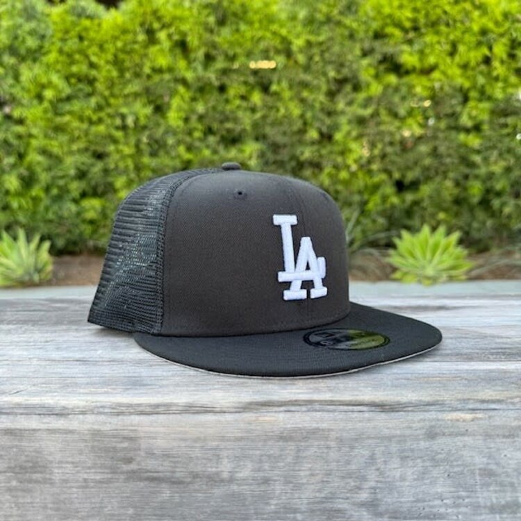 New Era LA Dodgers BW Black Mesh 950 Snapback