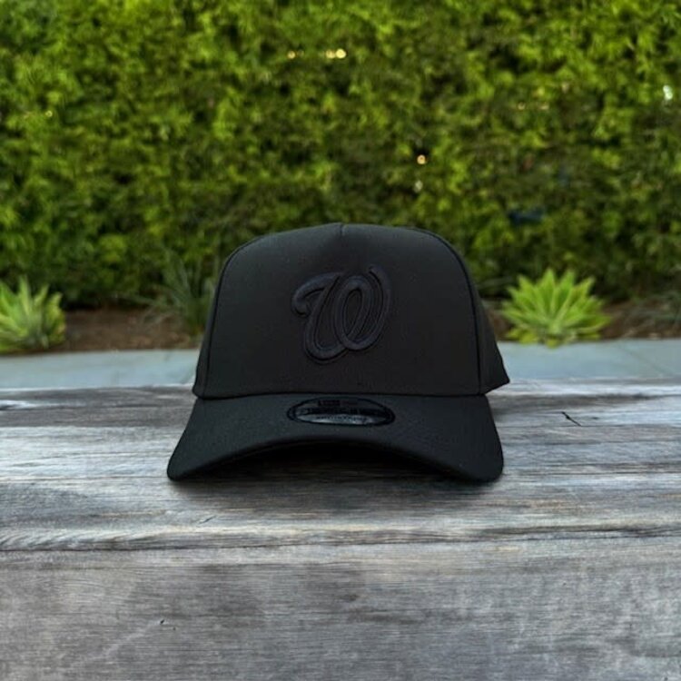 New Era Washington Nationals Black Black 940 A-Frame