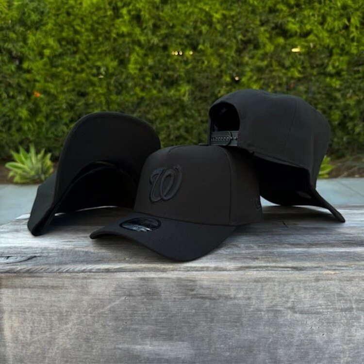New Era Washington Nationals Black Black 940 A-Frame