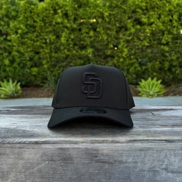 New Era San Diego Padres Black Black 940 A-Frame