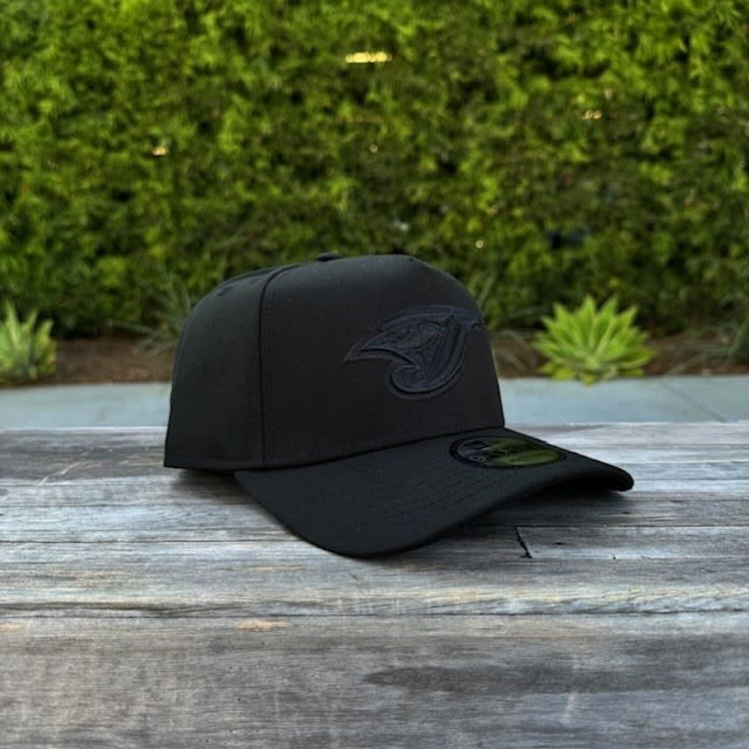 Toronto Blue Jays Black Black 940 A-Frame Snapback - The Locker